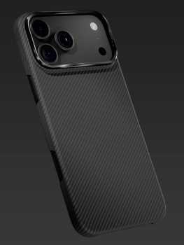 Чехол VLP Kevlar Case с MagSafe для iPhone 18 Pro Max, синий (1058103) на фоне в магазине Nice case